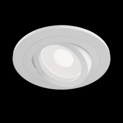 Maytoni Atom downlight, GU10, hvit, rund ramme New