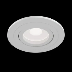 Maytoni Atom downlight, GU10, hvit, rund ramme New
