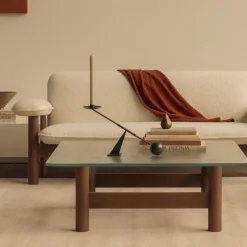 Audo Copenhagen Audo lysestake Interconnect, bronse, høyde 25,5 cm| Møbel Og Interiør