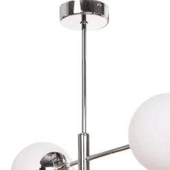 Domiluce Aurora hengelampe, krom, Ø 60 cm, 6 lyskilder, glass, E14| Pendellamper