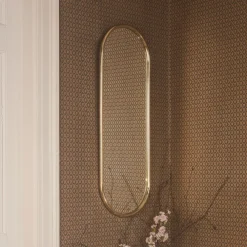 AYTM Angui speil, gullfarget, høyde 78 cm, glass, stål New