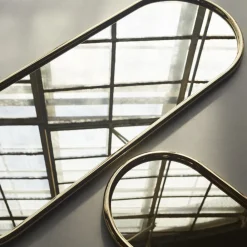 AYTM Angui speil, gullfarget, høyde 78 cm, glass, stål New