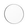 AYTM Circum speil, klar / svart, Ø 70 cm, glass, MDF-tre| Møbel Og Interiør