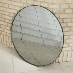AYTM Circum speil, klar / svart, Ø 70 cm, glass, MDF-tre| Møbel Og Interiør