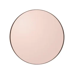 AYTM Circum-speil, rosefarget, Ø 70 cm, glass, MDF-tre| Møbel Og Interiør