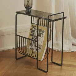 AYTM Magasinholder Sino, sidebord, svart| Møbel Og Interiør