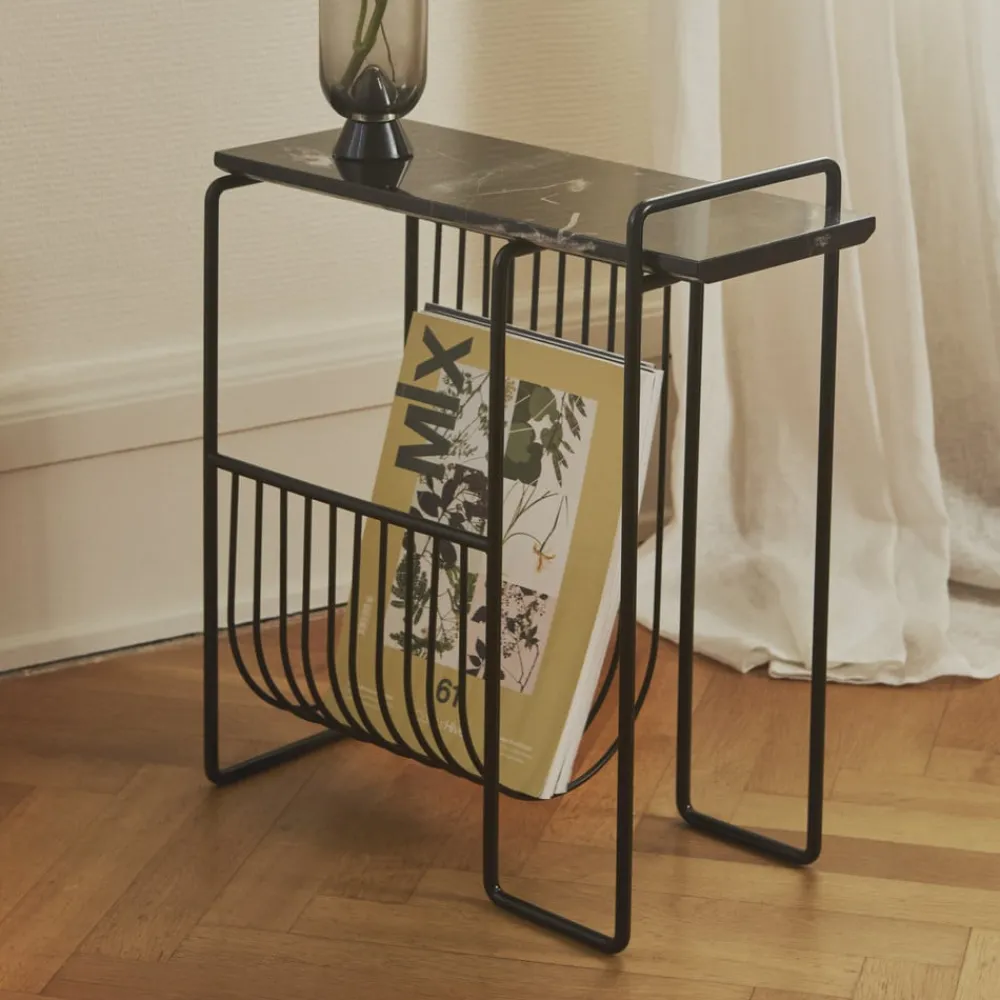 AYTM Magasinholder Sino, sidebord, svart| Møbel Og Interiør