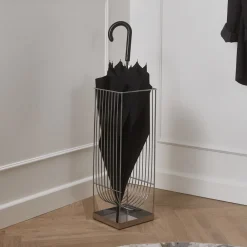 AYTM paraplystativ Curva, sølv, høyde 56 cm, stål| Møbel Og Interiør