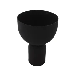 AYTM Torus blomsterpotte, svart, Ø 22 cm, høyde 30,6 cm, jern Outlet