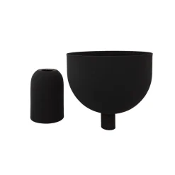 AYTM Torus blomsterpotte, svart, Ø 22 cm, høyde 30,6 cm, jern Outlet