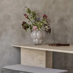 AYTM Uva-vase, Ø 20 cm, duegrå, glass, munnblåst| Møbel Og Interiør