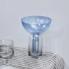 AYTM Vase Torus, blå, Ø 25 cm, høyde 33 cm, glass| Møbel Og Interiør