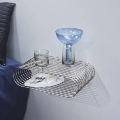 AYTM Vase Torus, blå, Ø 25 cm, høyde 33 cm, glass| Møbel Og Interiør