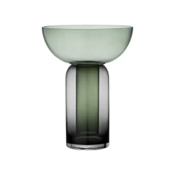 AYTM Vase Torus, grønn, Ø 25 cm, høyde 33 cm, glass