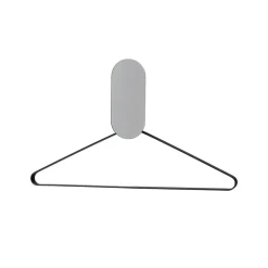 AYTM Veggkrok Ovali, speil, svart, glass, tre, stål Sale