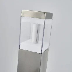 Lindby Baily - Gatelampe i stål med LED| Led-Utendørs|Gatebelysning, Pullert Belysning