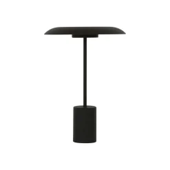 Beacon Lighting Beacon LED-bordlampe Smith, svart, metall, USB-port Best