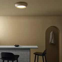 Beacon Lighting Beacon taklampe Fjord, brun, gips, Ø 28 cm, GX53| Taklamper