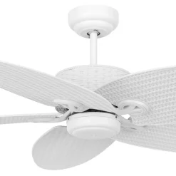 Beacon Lighting Beacon takvifte Fijian II, hvit, Ø 132 cm, stillegående| Takvifter Uten Lys