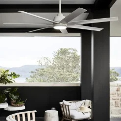 Beacon Lighting Beacon takvifte med lys Atlanta hvit 142 cm stillegående| Takvifter|Moderne Takvifter