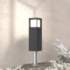 BEGA 84604 - LED-sokkellampe grafitt, 3 000 K| Sokkellamper