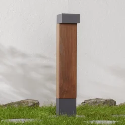 BEGA 84498 LED-veilampe, grafitt, kantet hode| Gatebelysning, Pullert Belysning