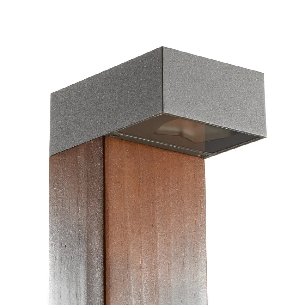 BEGA 84498 LED-veilampe, sølv, kantet hode| Gatebelysning, Pullert Belysning