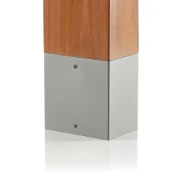 BEGA 84498 LED-veilampe, sølv, kantet hode| Gatebelysning, Pullert Belysning