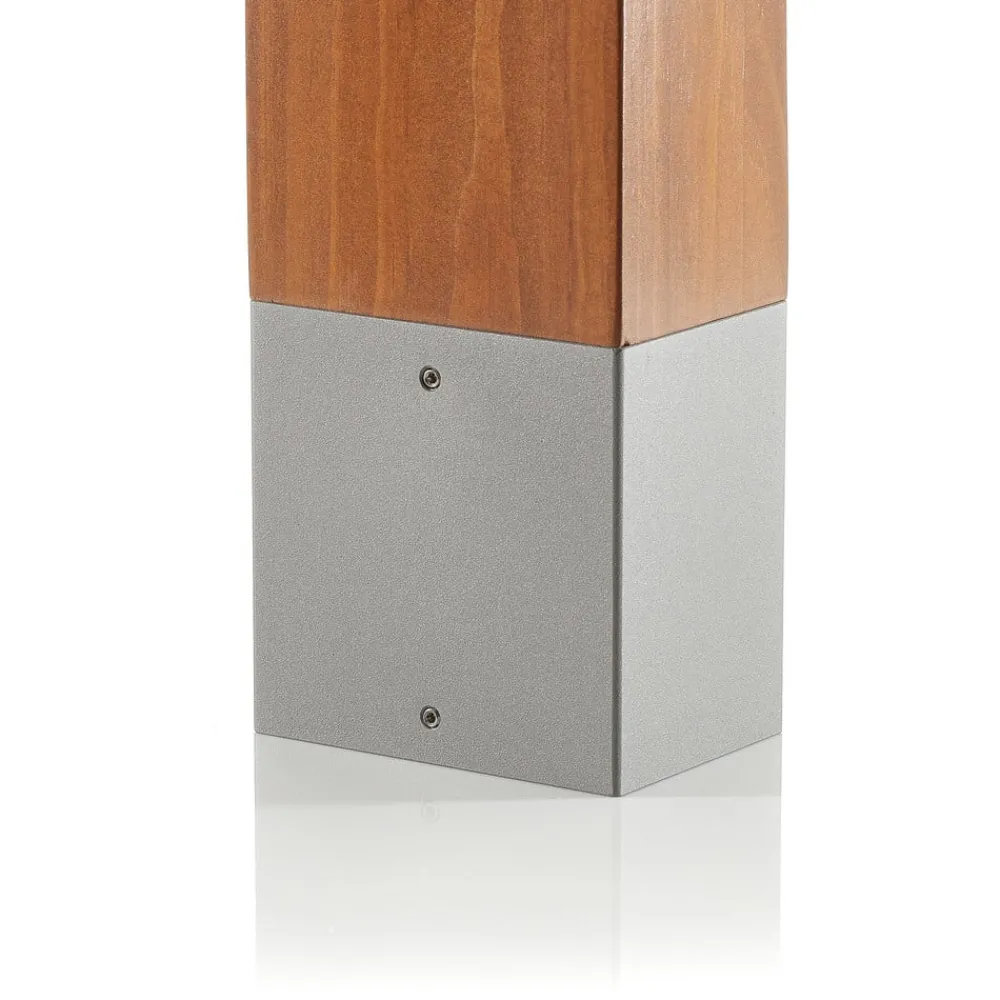 BEGA 84498 LED-veilampe, sølv, kantet hode| Gatebelysning, Pullert Belysning