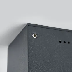 BEGA 66157K3 utendørs taklampe, grafitt 3000K 38° Hot