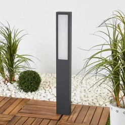 BEGA 77246K3 veilampe kantet grafitt 3000K 1 side