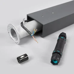 BEGA 77265K3 veilampe kantet grafitt 3000K åpen