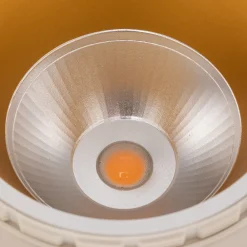 BEGA LED innfelt takspot Studio Line, hvit/messing, støpt aluminium Outlet