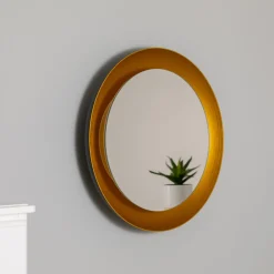 BEGA LED-speil Studio Line svart-messing, Ø 50 cm Clearance