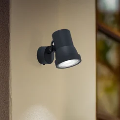 BEGA LED-spotlight 84951 K3, av/på, grafitt, støpt aluminium Online