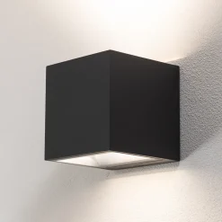 BEGA utendørs vegglampe 24135 K3, grafitt, opp/ned, DALI Online