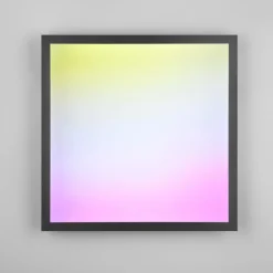 Reality Leuchten Beta LED-taklampe, lengde 44 cm, svart, RGBW, CTT| Butikkbelysning