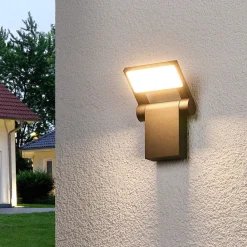 Lucande Bevegelig LED-utevegglampe Marius Clearance