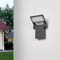 Lucande Bevegelig LED-utevegglampe Marius Clearance