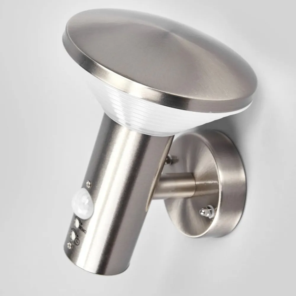 Lindby Bevegelsesmelder vegglampe Tiga til utebruk, LED| Vegglamper Med Sensor|Utebelysning Med Sensor