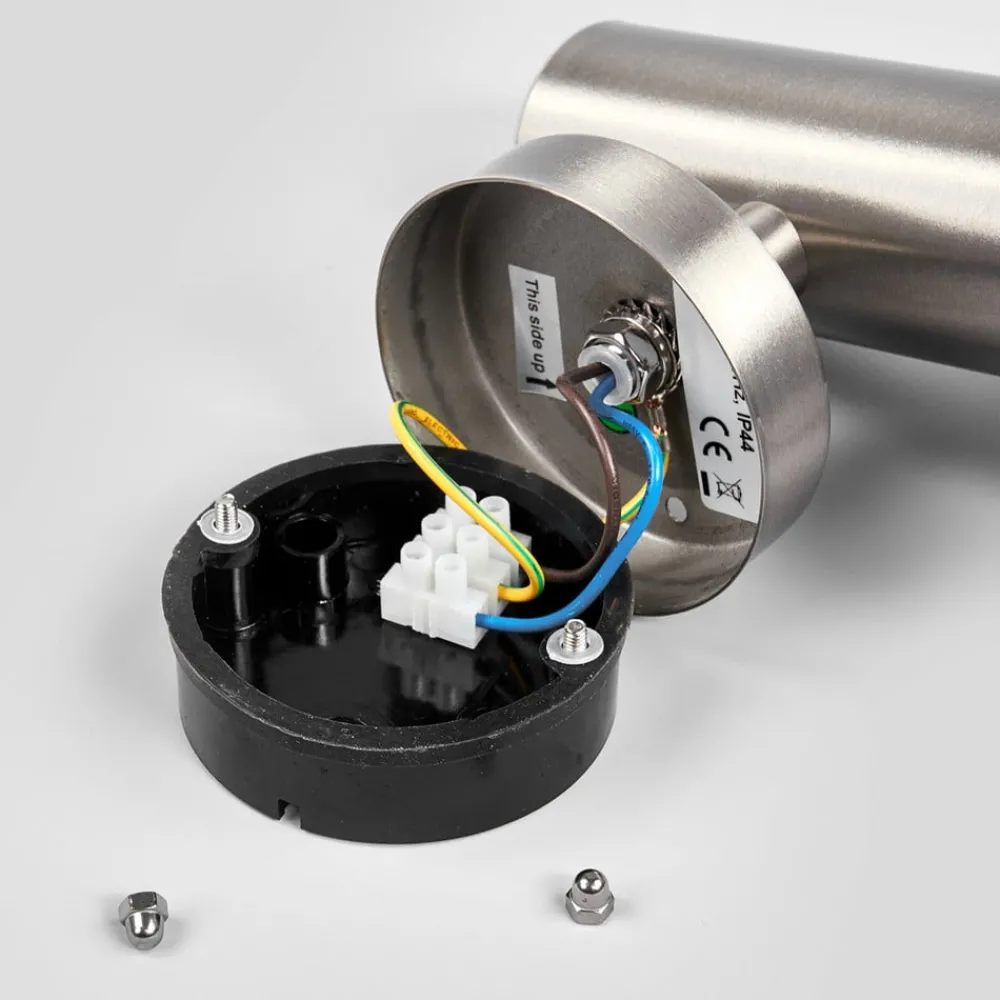 Lindby Bevegelsesmelder vegglampe Tiga til utebruk, LED| Vegglamper Med Sensor|Utebelysning Med Sensor