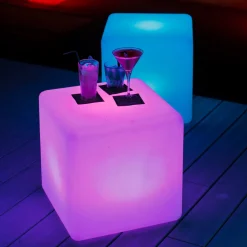 Smart&Green Big Cube - lysende kube - kan styres via app Discount