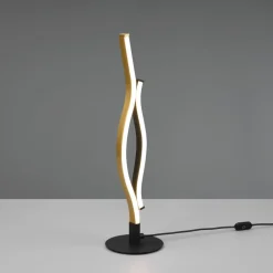 Trio Lighting Blaze LED-bordlampe, CCT, sensordimmer, messing| Bordlamper