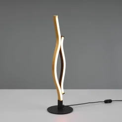 Trio Lighting Blaze LED-bordlampe, CCT, sensordimmer, messing| Bordlamper