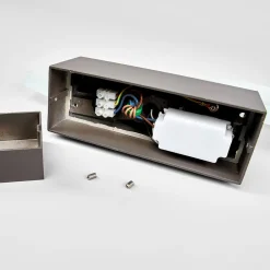 Lindby Bølgeformet LED-utevegglampe Jirka Outlet