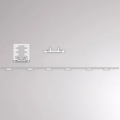 Molto Luce Blinddeksel for Volare-skinne, 1 m, svart Sale