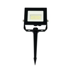 Heitronic Bolton 2.0 LED-lyskaster, 10 W, jordspyd, støpsel Discount