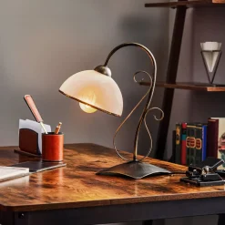 Luminex Bordlampe Antica i landlig stil, 1 lyskilde| Bordlamper