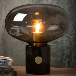 Lucide Bordlampe Charlize røykgrå