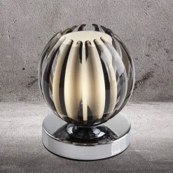 Searchlight Bordlampe Claw med berøringsfunksjon, skjerm røyk New